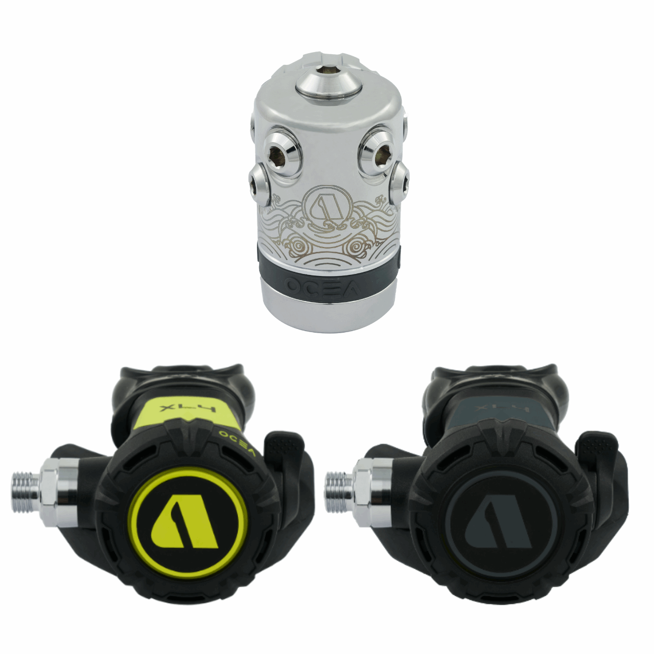 Apeks XL4 Ocea Regulator Set - Grey - DIN