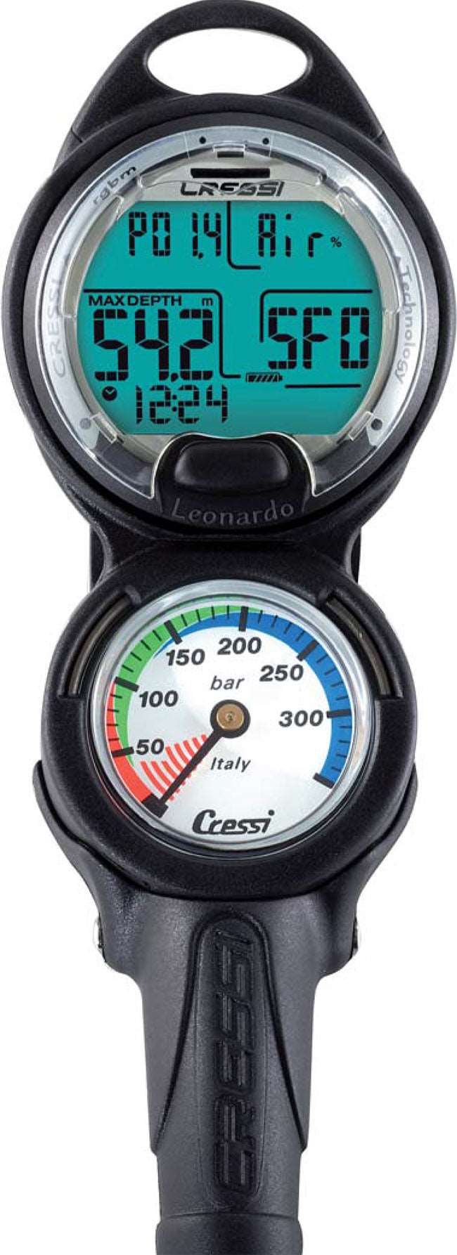 CRESSI LEONARDO 2 SCUBA COMPUTER & PRESSURE GAUGE