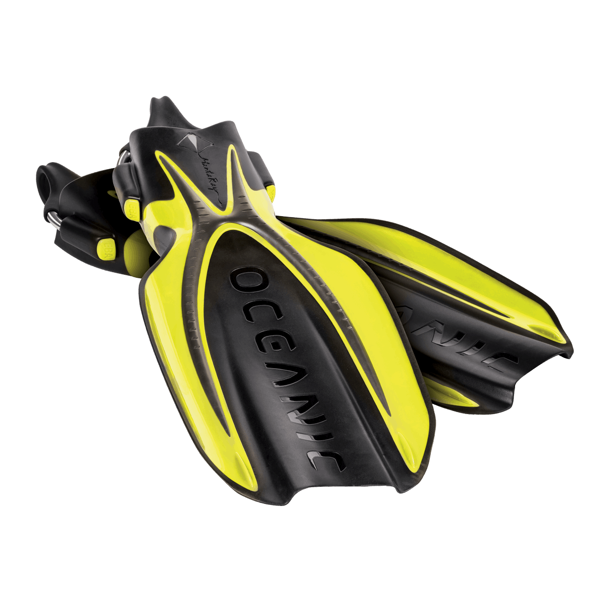 Oceanic Manta Open Heel Fins Pink/White