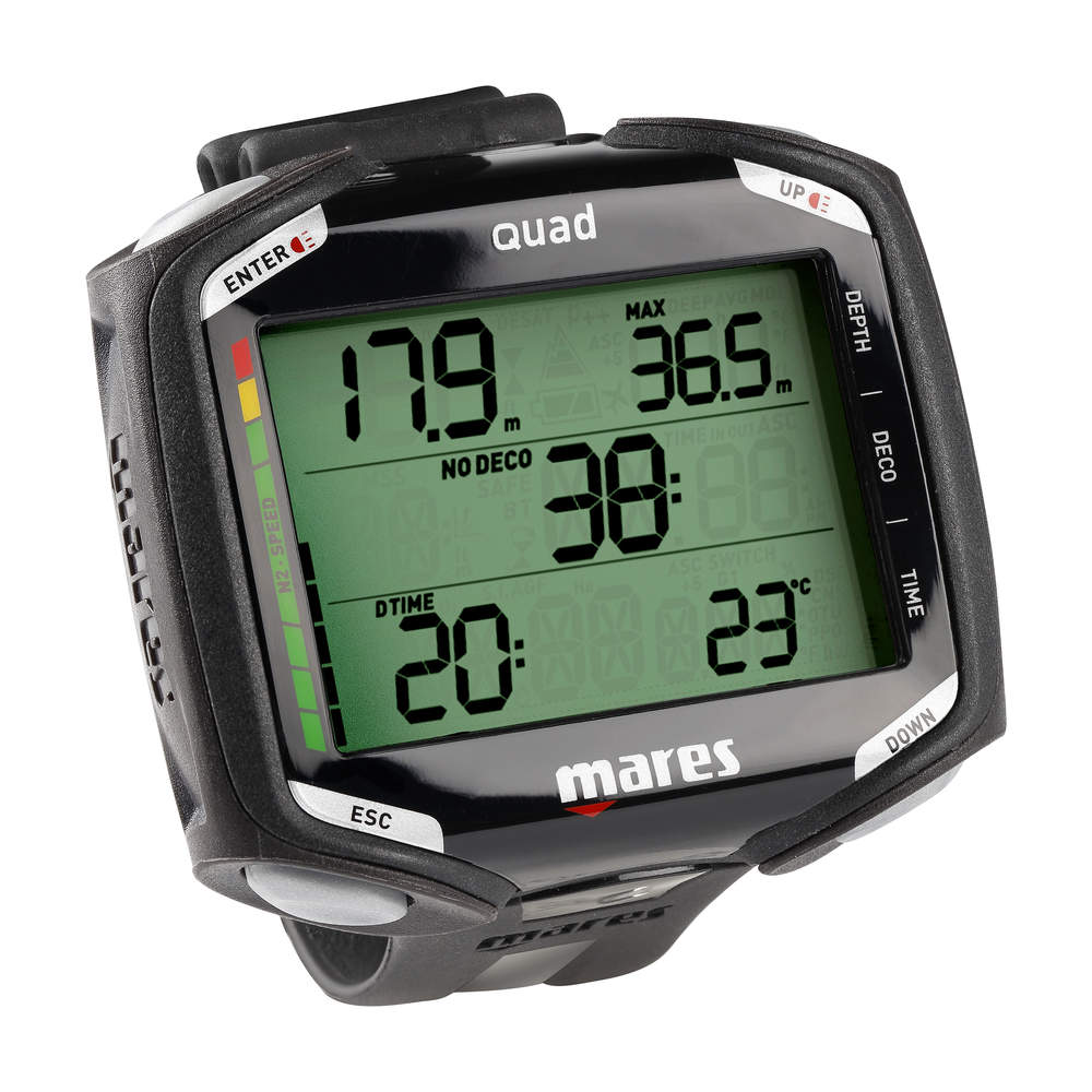 Mares Quad Dive Computer - Black