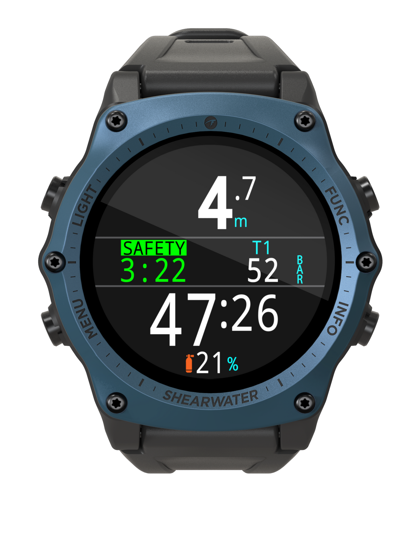 Shearwater Teric Blue Bezel