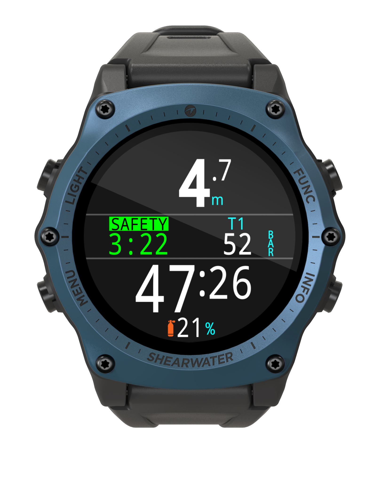 Shearwater Teric Blue Bezel