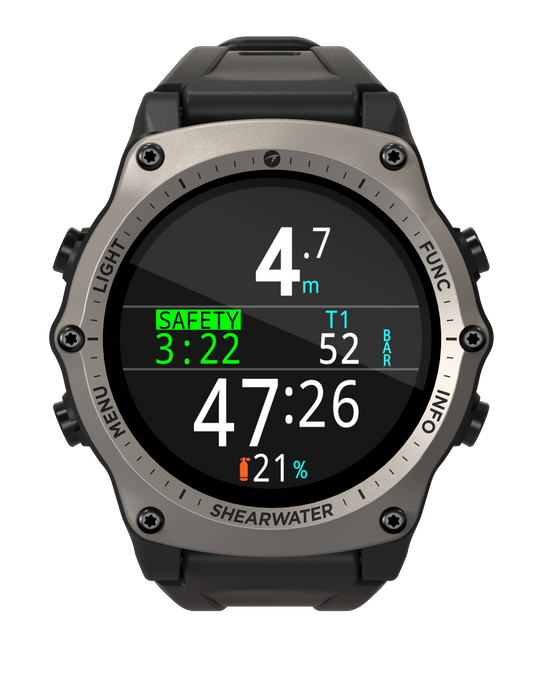 Shearwater Teric Silver Bezel