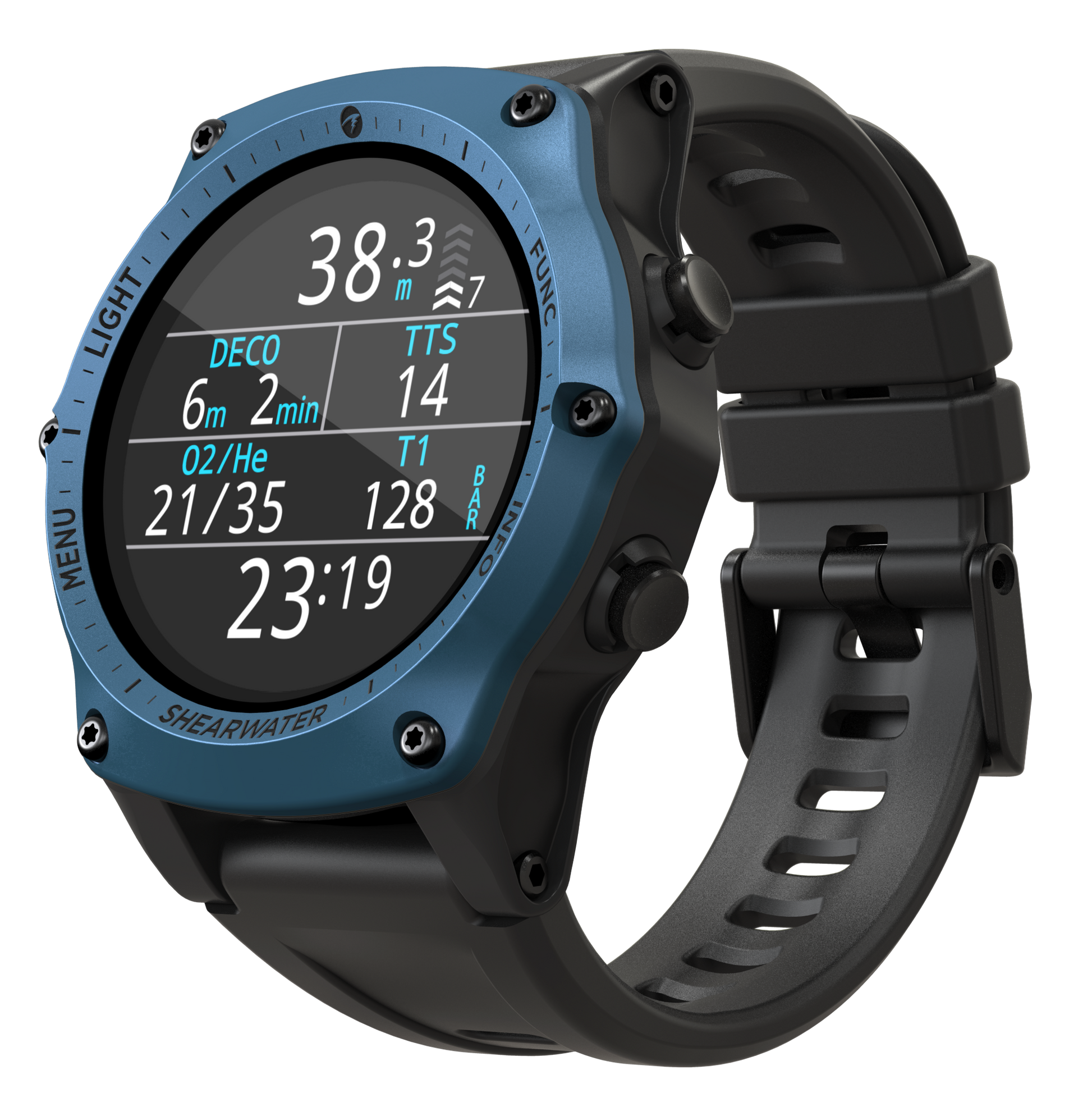 Shearwater Teric Blue Bezel