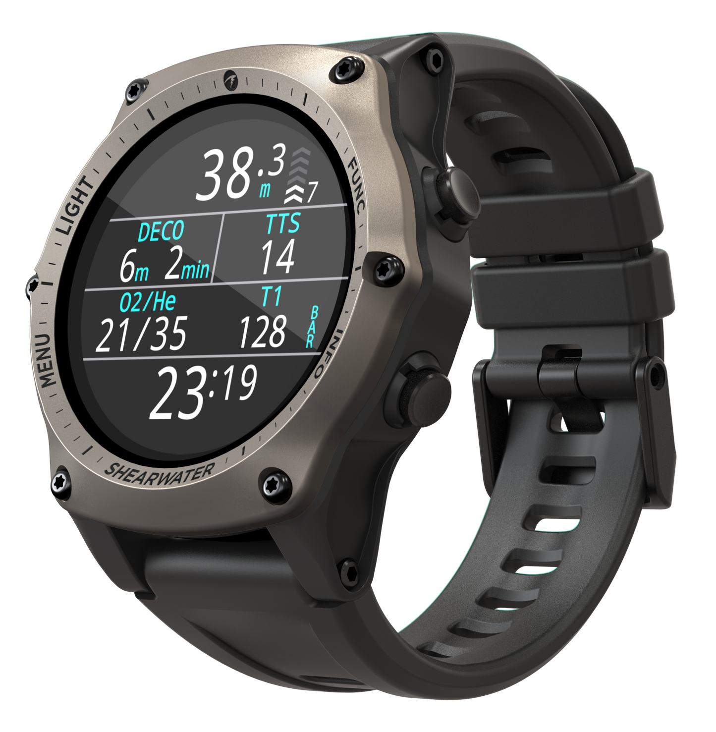 Shearwater Teric Silver Bezel