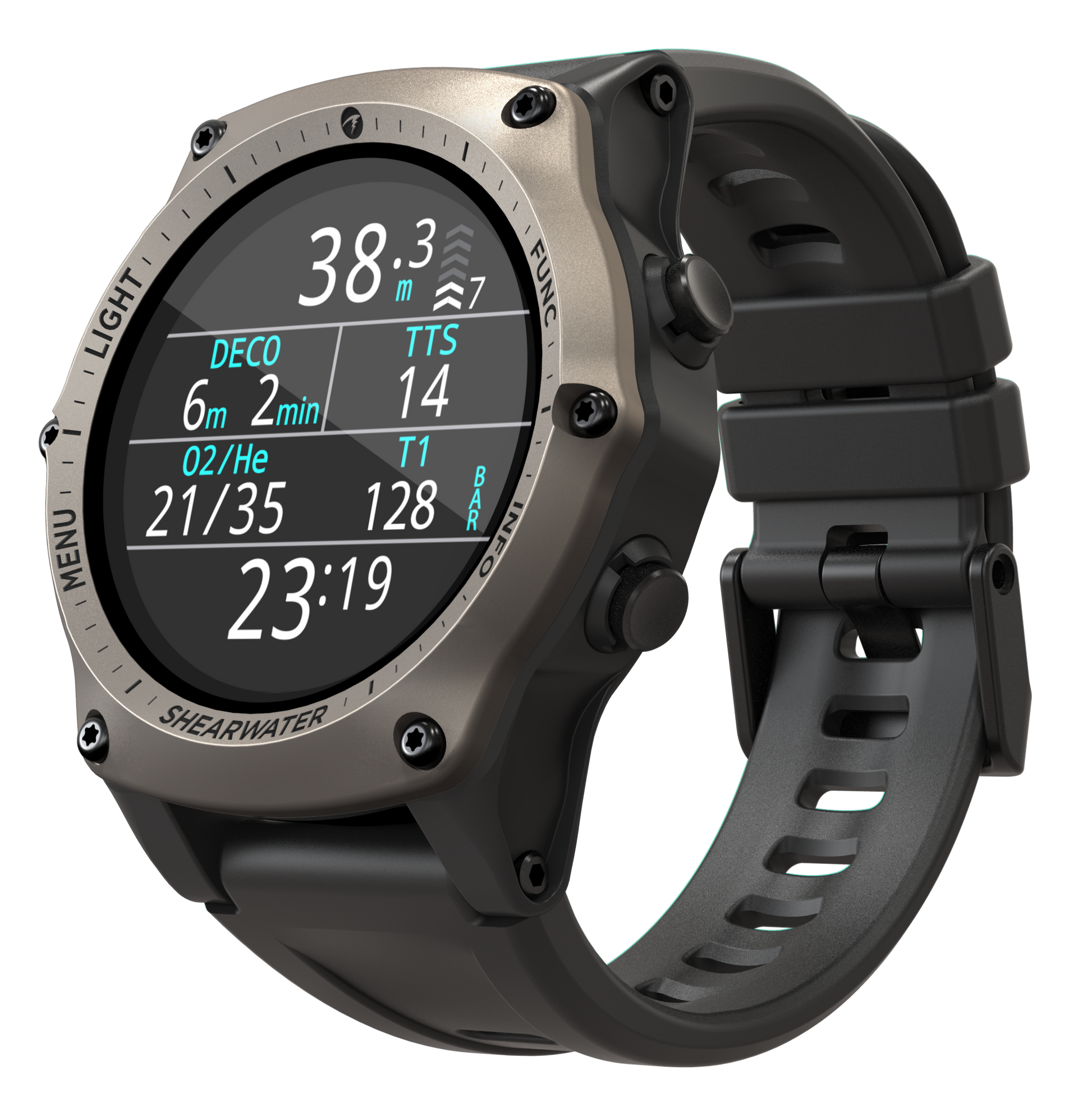 Shearwater Teric Silver Bezel