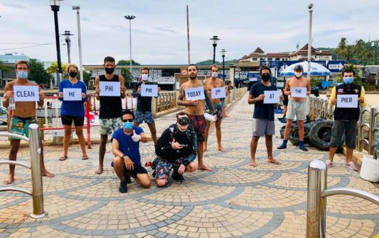 Local Dive Shops Come Together to Clean up Phi Phi Islands During COVID-19