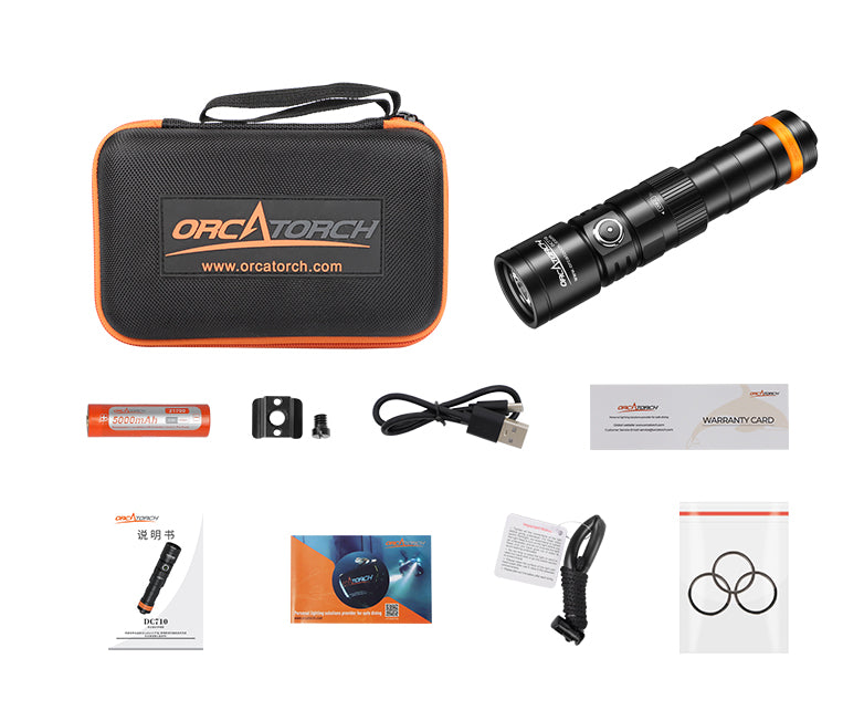 Orca DC710 Dive Light