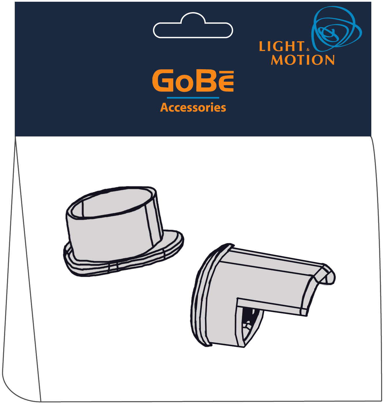 Light and Motion GoBe Splash Caps