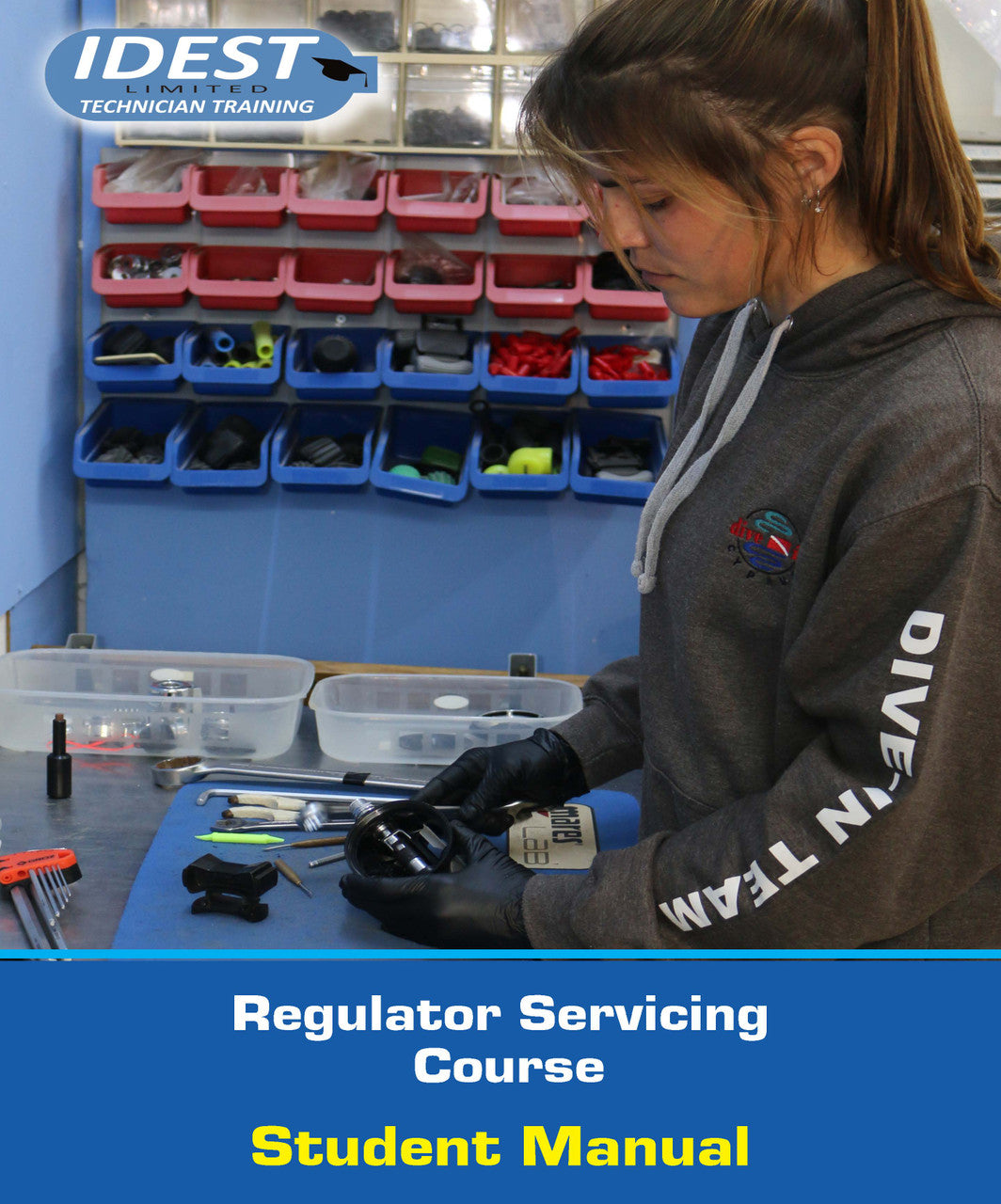 Regulator Servicing Training  ( IDEST RSC), Student Manual,  Learn to service Diving regulators with sunderland Scuba Centre