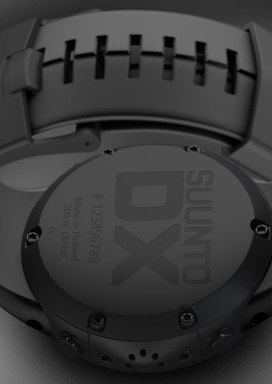 Suunto DX Elastomer Black Sunderland Scuba Centre